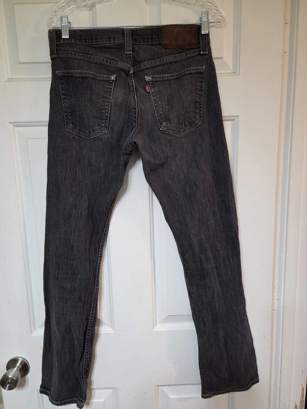 Levi's Men's Charcoal Slim Straight Jeans